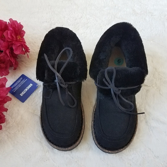 Birkenstock Bakki Suede‎ Leather Shearling Boots - Picture 2 of 8